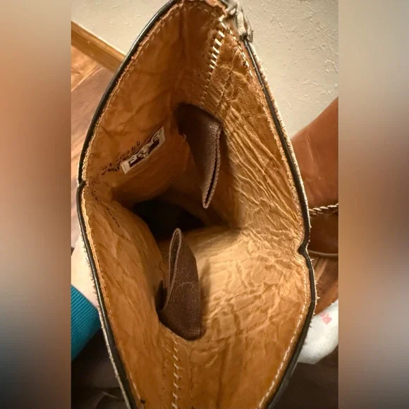 Amazing Vintage Frye Boots with Braided detail SZ 6.5 - Picture 7 of 10